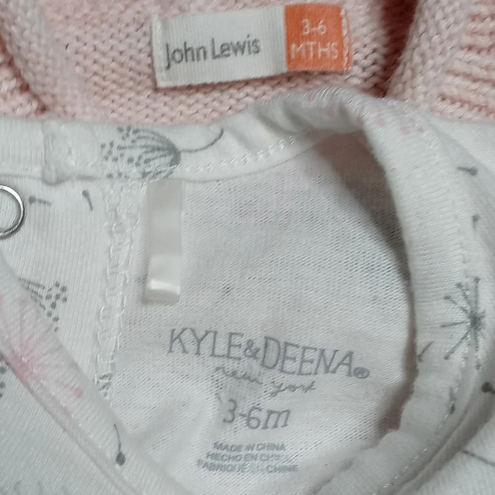 John Lewis, Set of Two Matching Set Sz 3-6 Months